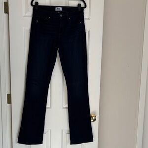 PAIGE Manhattan high rise bootcut Midnight Blue Women's Boot Cut Jeans size 30